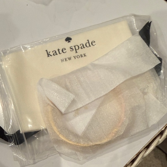 Kate Spade Twisted Gold and Pink Bracelet - Picture 4 of 4
